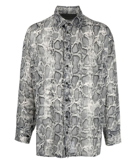 Monochrome Snake Shirt