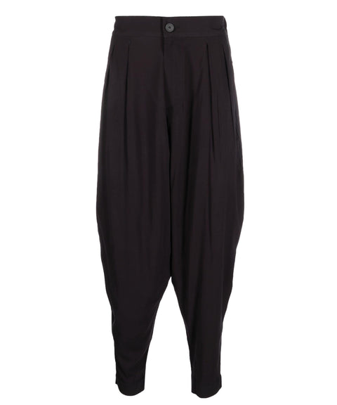 Low Black Trousers W