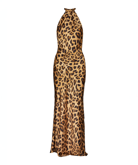 Animal Print Long Dress