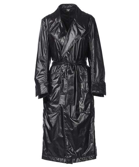 Black Waterproof Overcoat