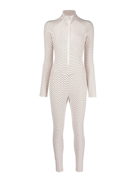 3D move  Jumpsuit - Ivory