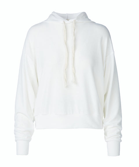 Loose White Hoodie