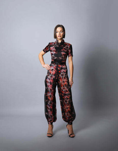 Digital Snake Jumpsuit