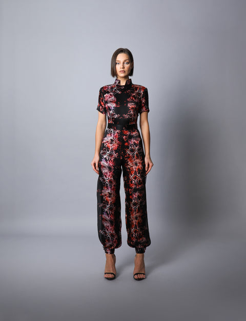 Digital Snake Jumpsuit