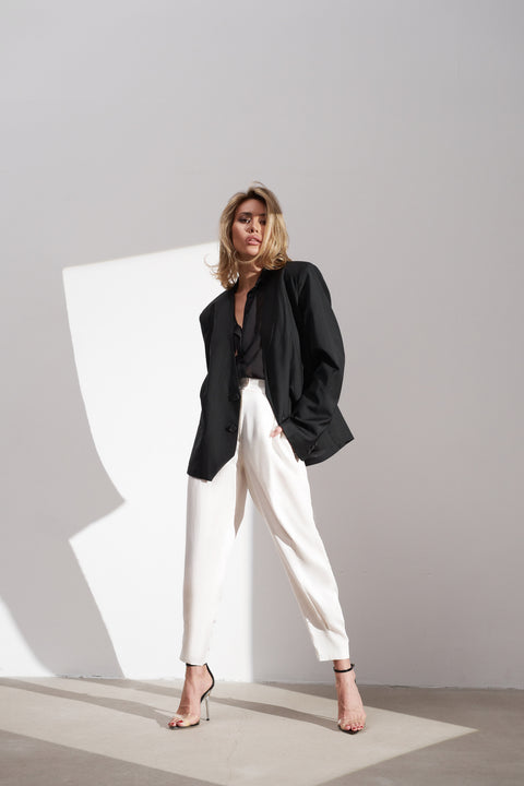 Minimal Trousers White