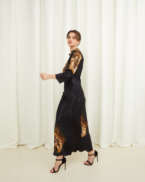 Mandarin Long Dress