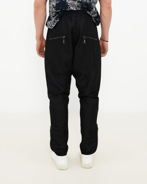 Low Zipper Trousers