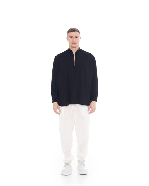 The Folds Black Shirt