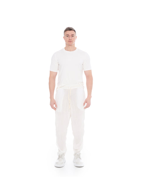 Wrinkled Trousers
