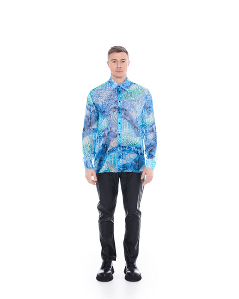 Blues Silk Shirt