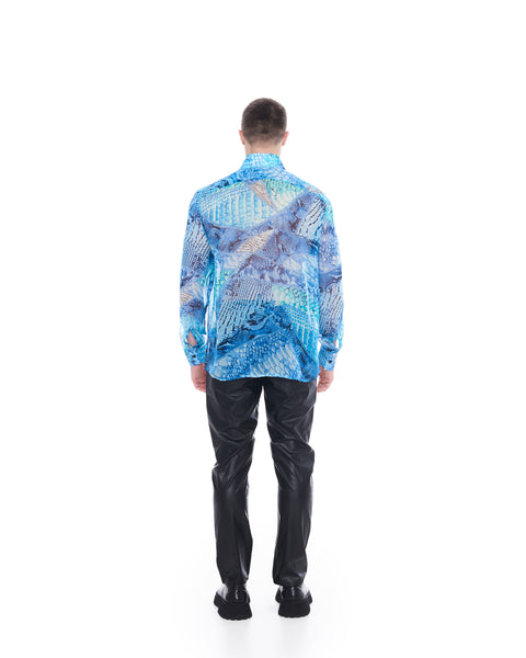 Blues Silk Shirt