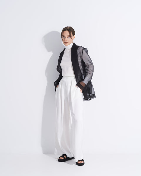 Silk Oversized Blazer
