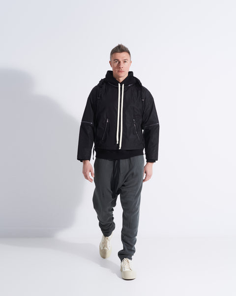 Dark Grey Low Trousers