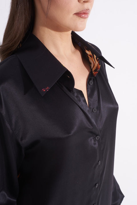 Long Silk Baroque Shirt