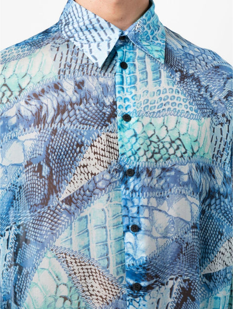 Blues Silk Shirt