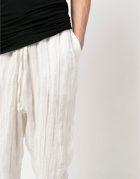 Wrinkled Trousers