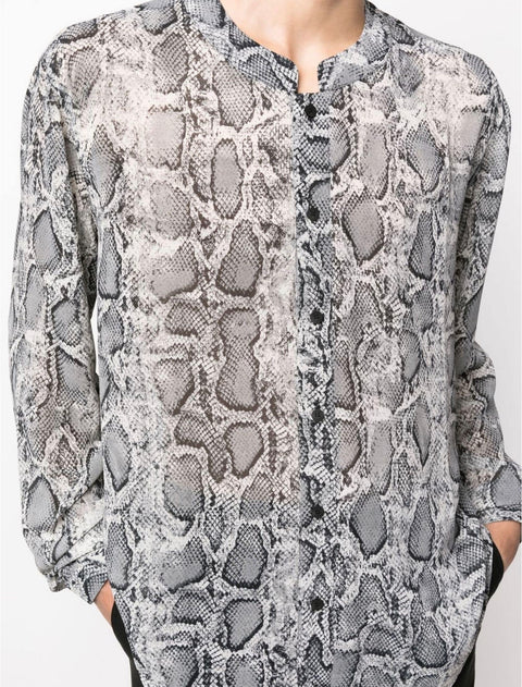 Snake Mandarin Shirt