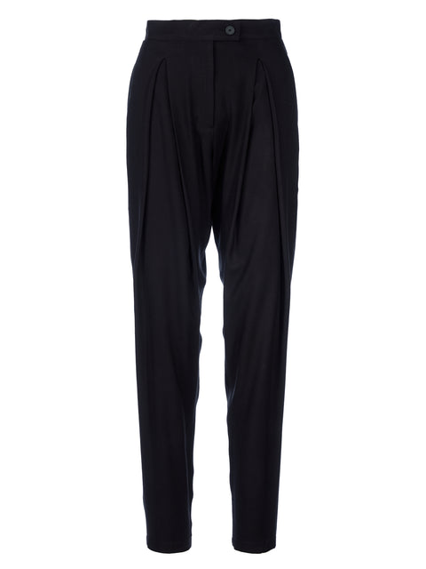 Asymmetric Button Trousers
