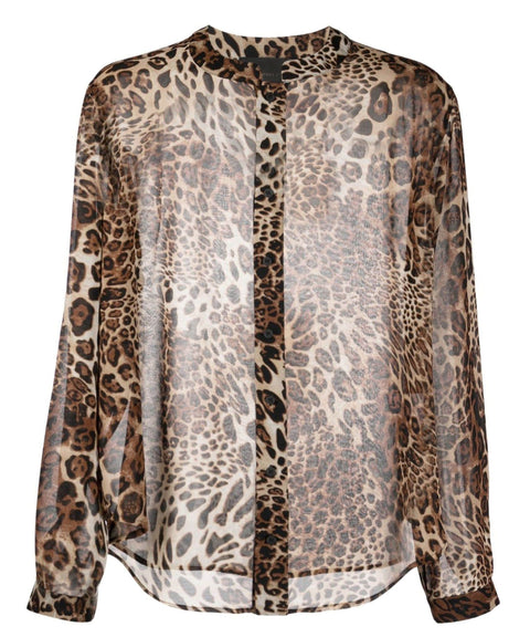 Leopard Mandarin Shirt