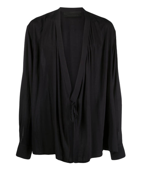 Black Kimono Shirt