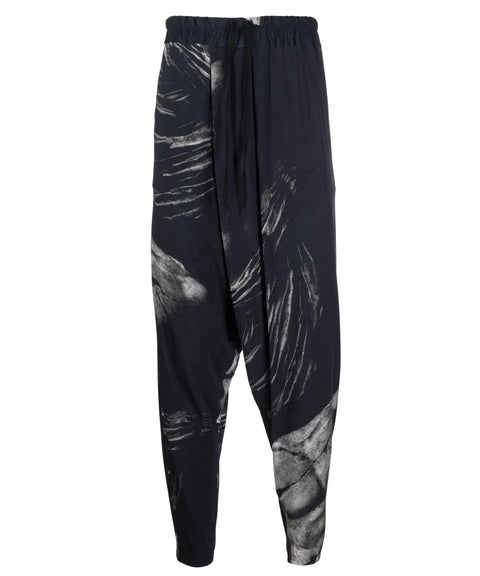 Printed Folds Trousers