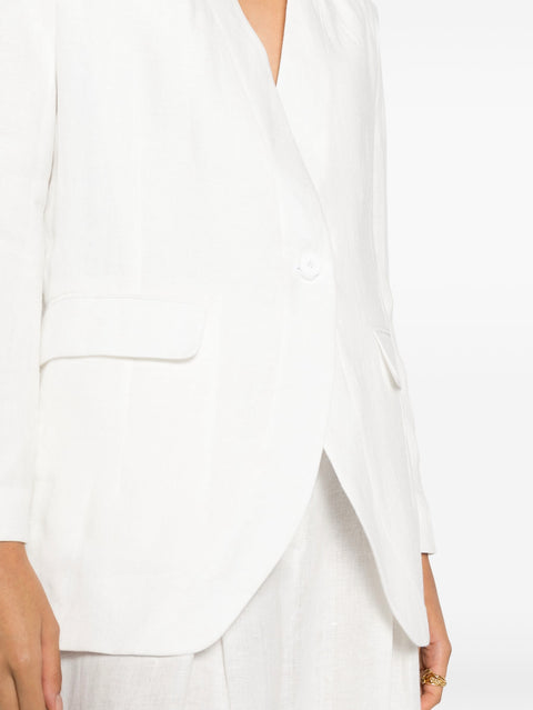 White Kimono Blazer