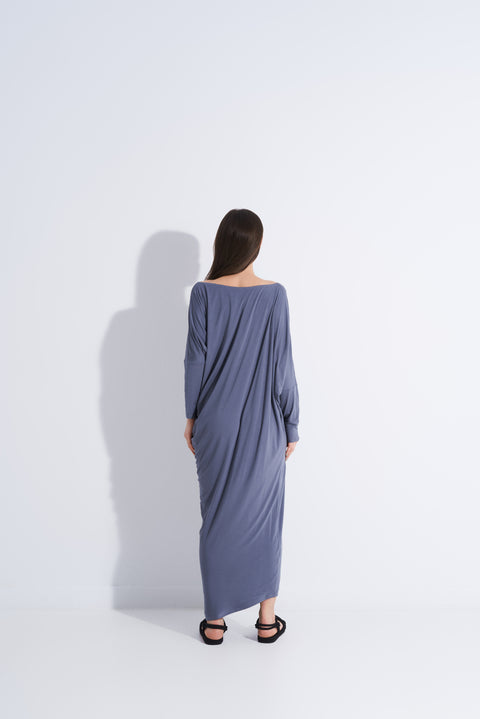 Grey Draping Dress