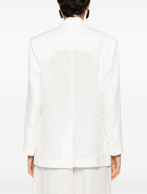 White Kimono Blazer