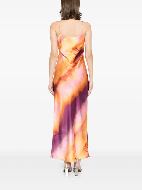 Bias Dress Orange
