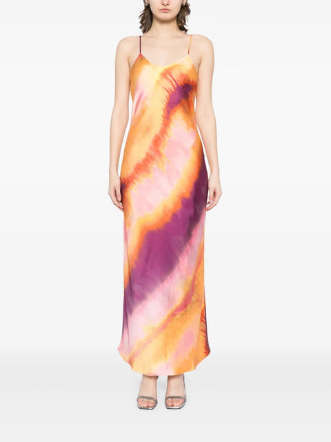 Bias Dress Orange