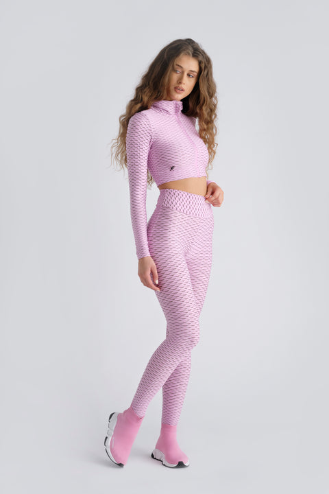 3D Leggings - Light Pink