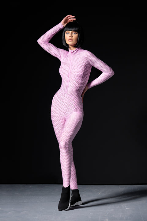 3D move Jumpsuit - Light Pink