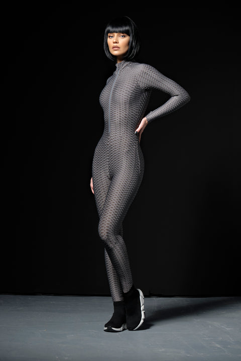 3D move Jumpsuit - Grey