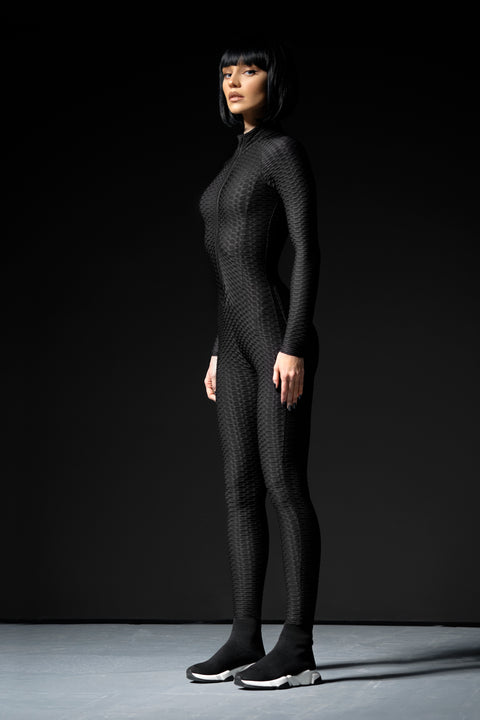 3D move Jumpsuit - Black