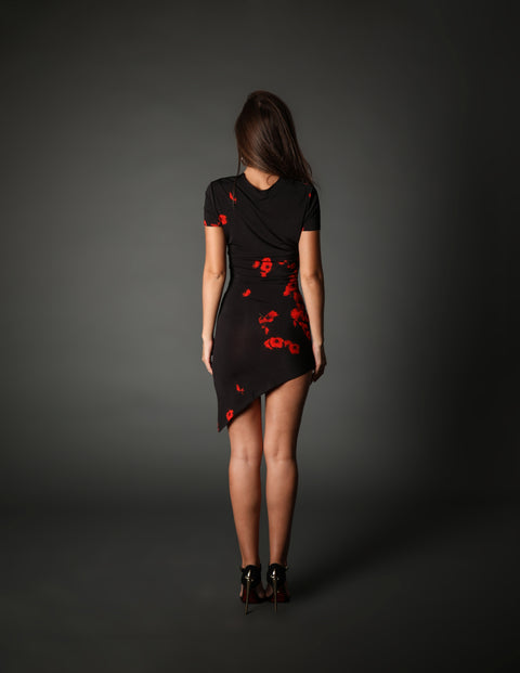 Black Poppies Dress