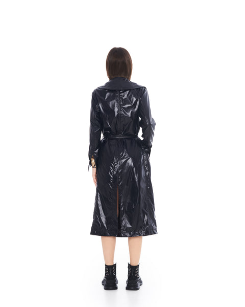 Black Waterproof Overcoat