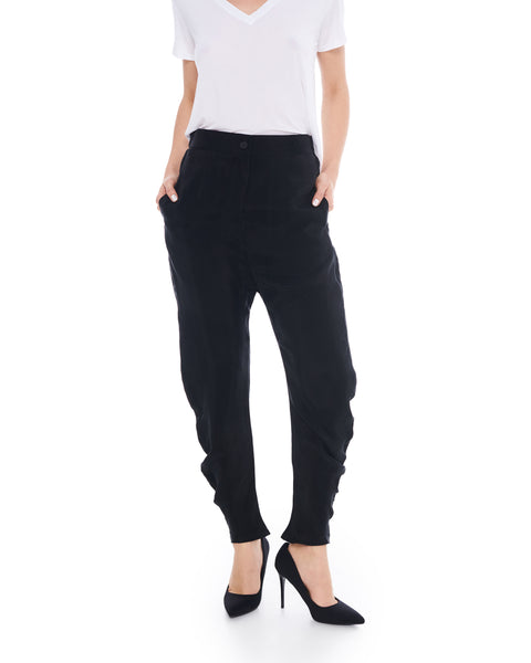 Twisted Cupro Trousers