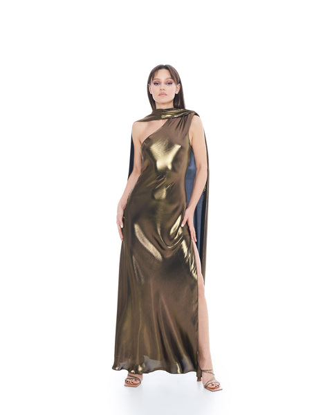 Golden Long Dress