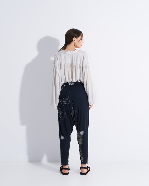 Printed Folds Trousers W