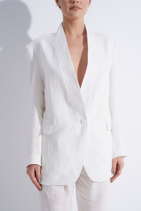Kimono White Blazer