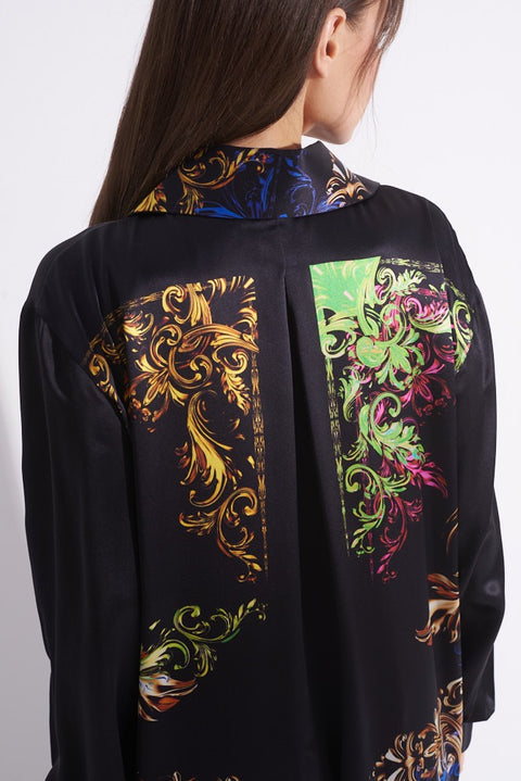 Long Silk Baroque Shirt