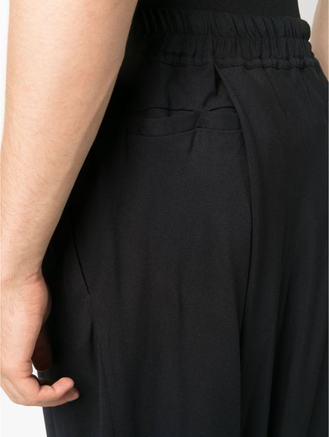 Black Folds Trousers